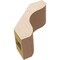 Ekena Millwork 3-inch W x 6-inch D x 6-inch H Stanfield Rough Cedar Woodgrain TimberThane Knee Brace, Primed BRCUR03X06X06STARCPR - alternate 5